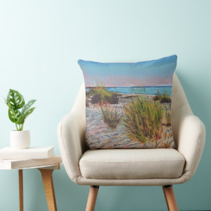 Shore Beach Pastel Art Kissen