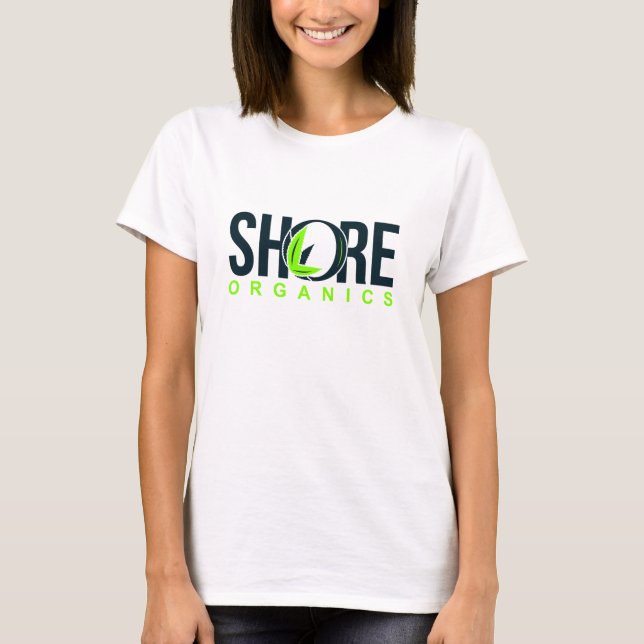 Shore Organics Logo T - Shirt für Frauen - Weiß (Vorderseite)