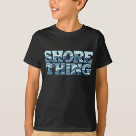 Shore Thing | Retro Ocean Waves Kid's Surf Graphic T-Shirt