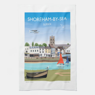 Shoreham by Sea Teetuch Geschirrtuch