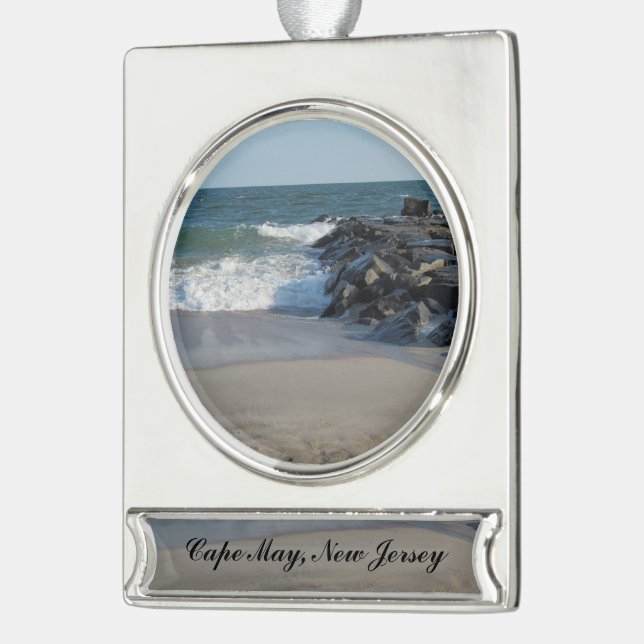 Shoreline Banner-Ornament Silber (Links)