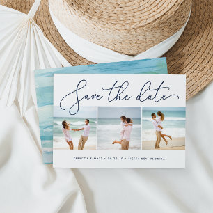 Shoreline   Beach Wedding Foto Save The Date