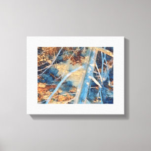 Shoreline Driftwood Foto Print Leinwanddruck