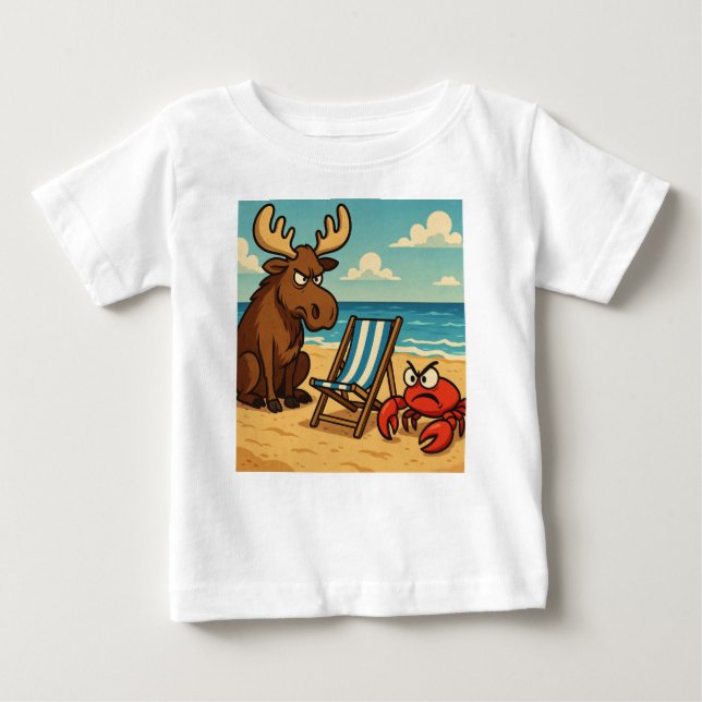 Shoreline Showdown – Who Gets the Seat? Kids Tee (Vorderseite)