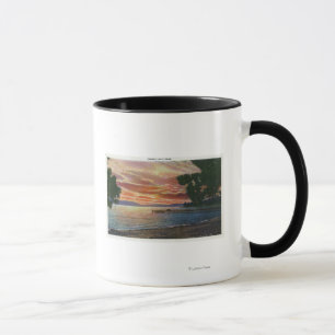 Shoreline Sunset View mit Pier Tasse