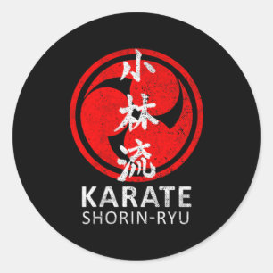 Shorin Ryu Karate Symbol Kanji Japan Martial Art Runder Aufkleber