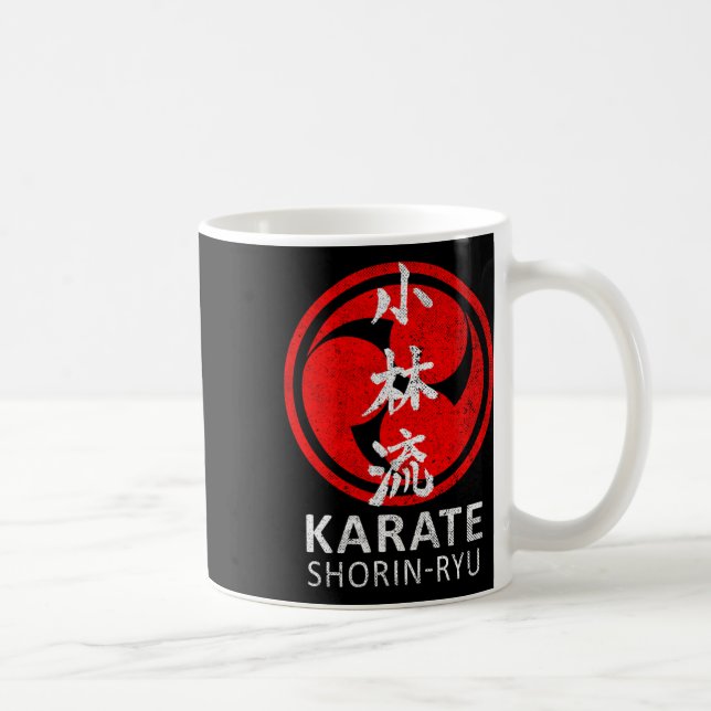 Shorin Ryu Karate Symbol Kanji Japan Martial Art V Kaffeetasse (Rechts)