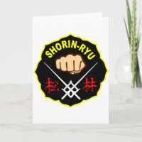 Shorin Ryu Matsubayashi Stil Karate Kanji Front T