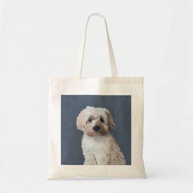 Shorkie-Hundeportrait Tragetasche (Vorne)