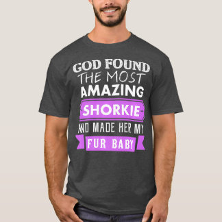 Shorkie Lover Mama Fur Baby Shitzu T-Shirt