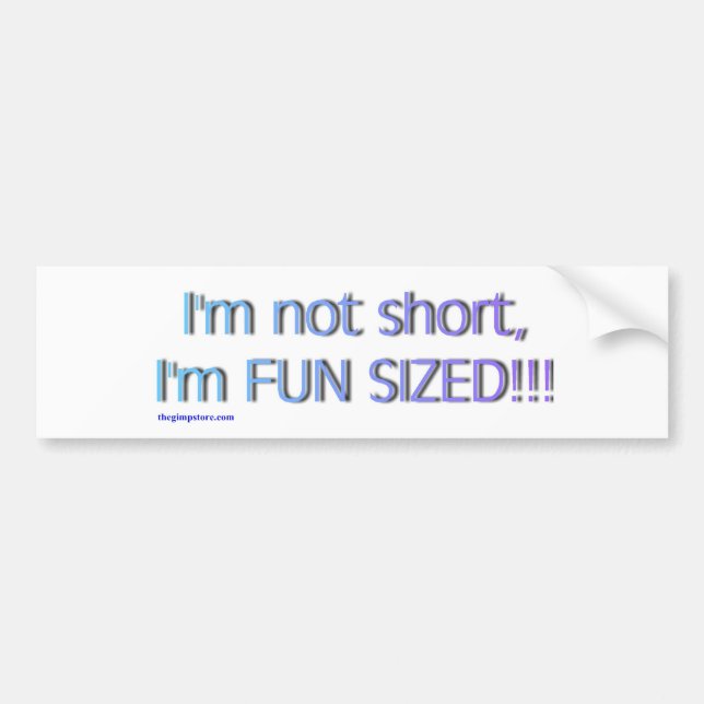 short_funsize autoaufkleber (Vorne)