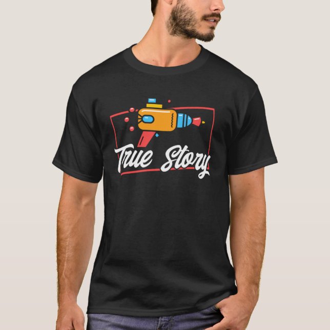 Short People True Story Sarcastic Short T-Shirt (Vorderseite)