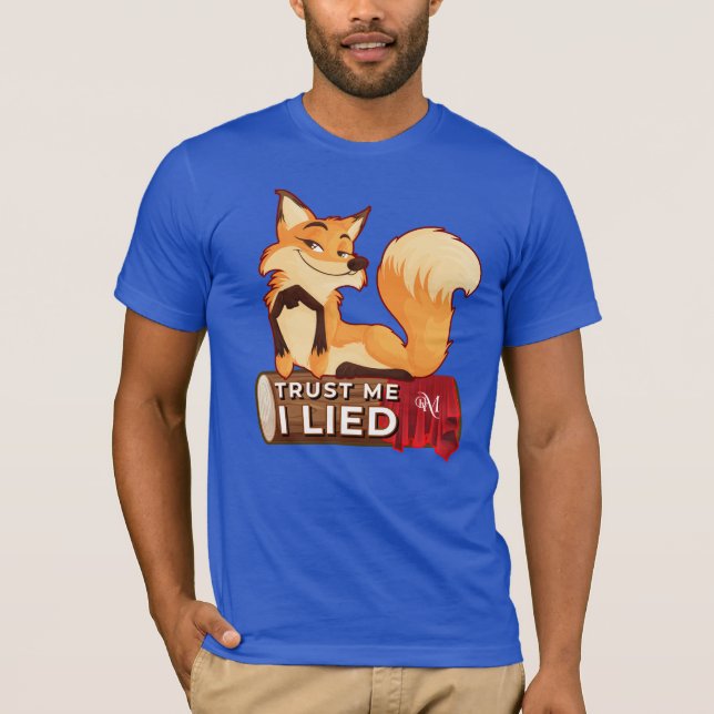 Short Sleeves T - Shirt : Trust Me (blue) (Vorderseite)