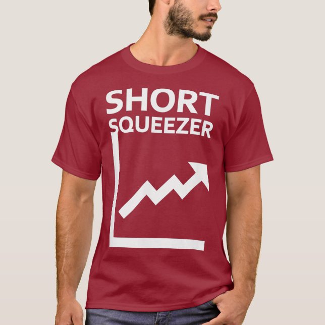 Short Squeezer - Wall Street Bets Meme Stock T-Shirt (Vorderseite)
