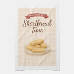 Shortbread Recipe Tea Towel Cottagecore Gift Geschirrtuch