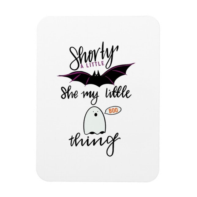 Shorty Batty Funny Retro Magnet (Vertikal)