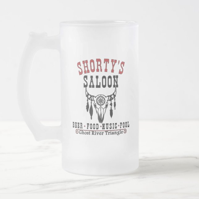 Shorty Saloon Mattglas Bierglas (Links)