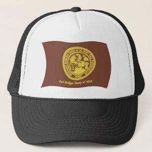 Shoshone Bannock Stämme Flaggenhut Truckerkappe