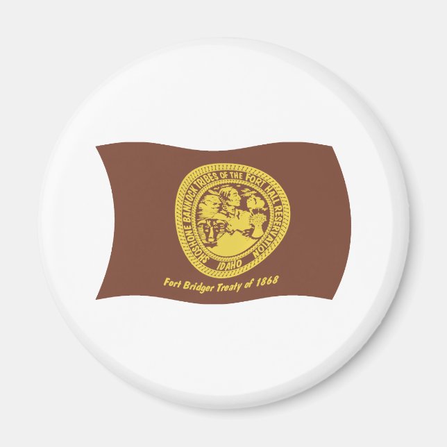 Shoshone Bannock Tribes Flag Magnet (Vorne)