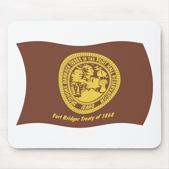 Shoshone Bannock Tribes Flag Mousepad (Vorne)