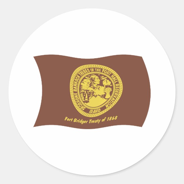 Shoshone Bannock Tribes Flag Sticker (Vorderseite)