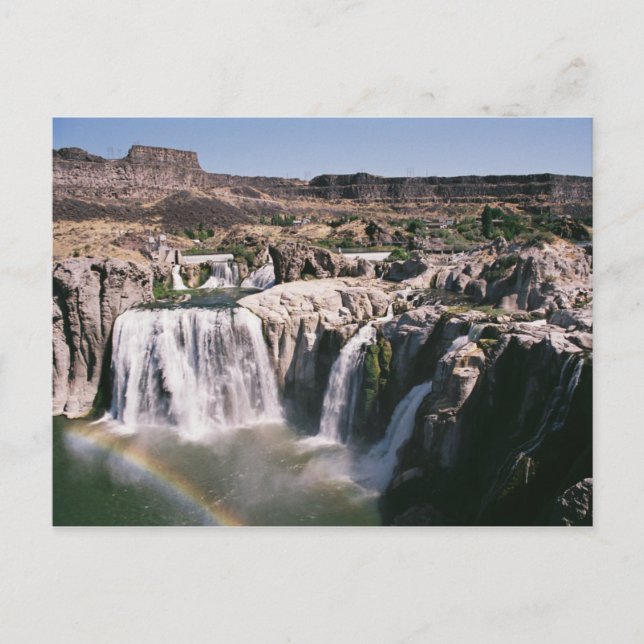 Shoshone Falls Idaho Post Card Postkarte (Vorderseite)