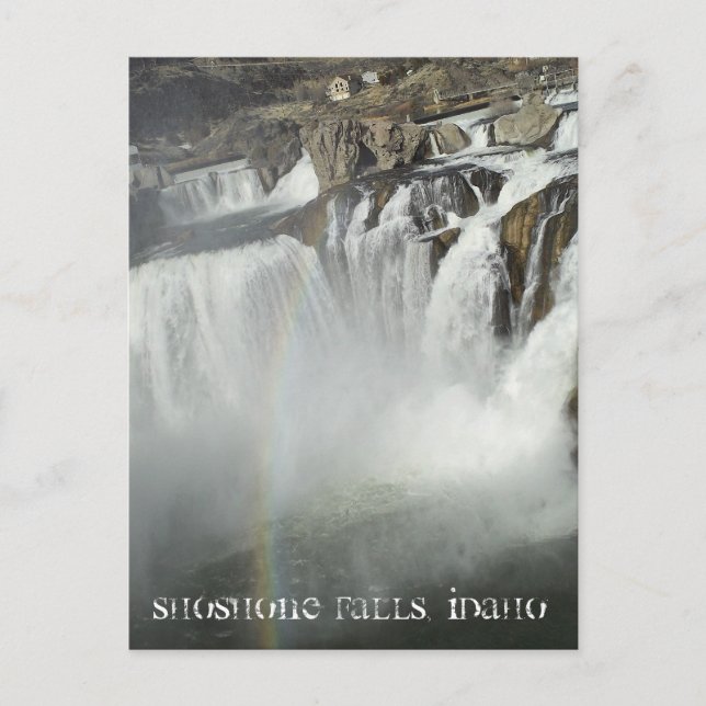 Shoshone Falls Idaho Postkarte (Vorderseite)