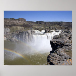 Shoshone Falls im Snake River in Twin Falls, Poster