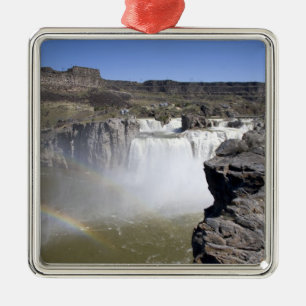 Shoshone Falls on the Snake River in Twin Falls, Ornament Aus Metall