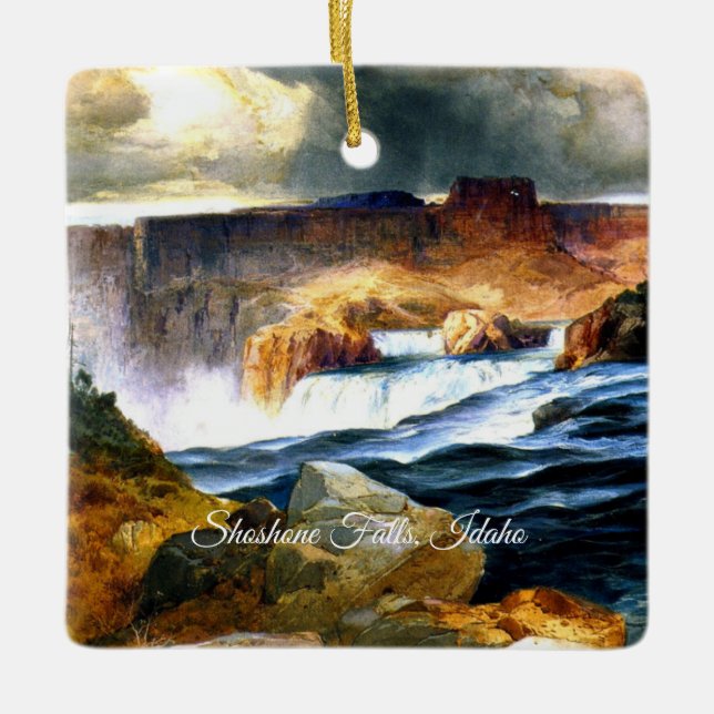 Shoshone Falls, Snake River, Idaho Keramikornament (Vorderseite)