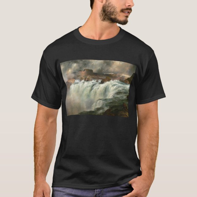 Shoshone fällt auf den Snake River - 1900 T-Shirt (Vorderseite)