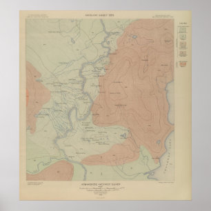 Shoshone-Geysir-Becken Poster