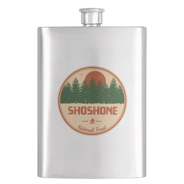 Shoshone National Forest Flachmann (Vorderseite)