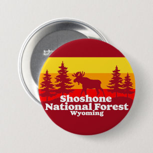 Shoshone National Forest Wyoming Button