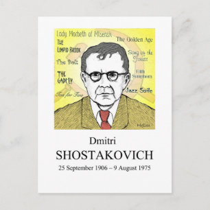Shostakovich Postkarte