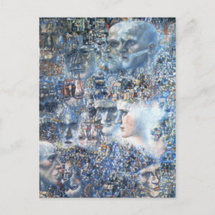 Shostakovichs erste Symphonie von Pavel Filonov Postkarte