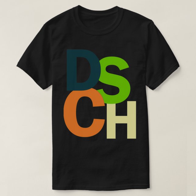 Shostakowitsch motif II T-Shirt (Design vorne)