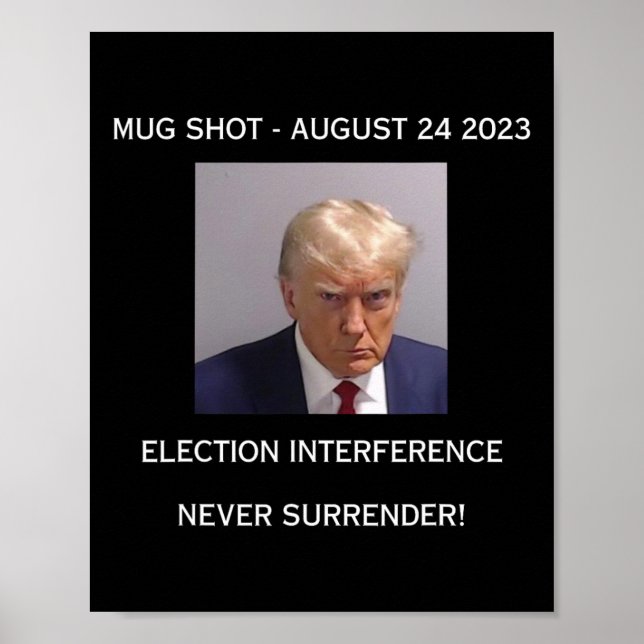 Shot Election Interference Nie übergeben! Poster (Vorne)