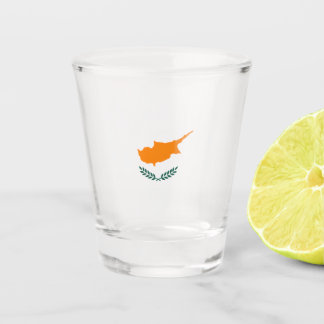 Shot Glass (Flagge Zyperns) Schnapsglas