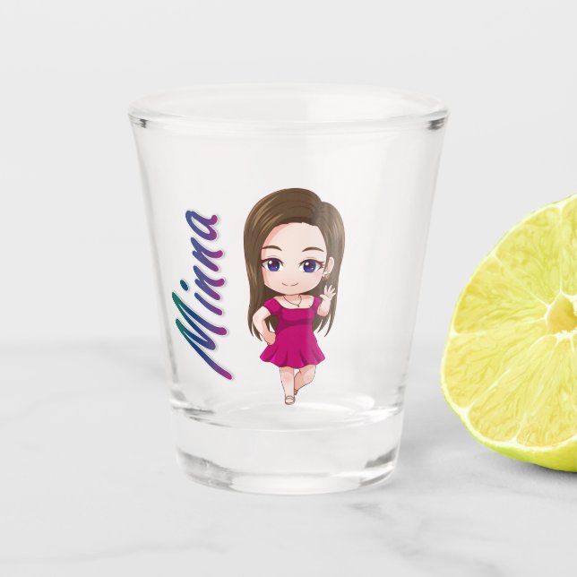 Shot Glass - Minna Chibi Schnapsglas (Vorderseite)