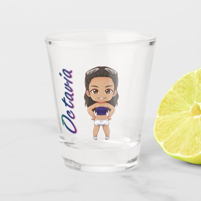 Shot Glass - Octavia Chibi Schnapsglas (Vorderseite)