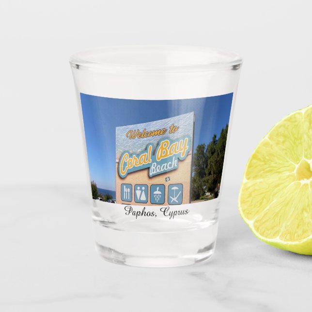 Shot Glass (Paphos, Zypern) Schnapsglas (Vorderseite)