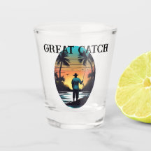 Shot Glass von Fisherman "Great Catch"