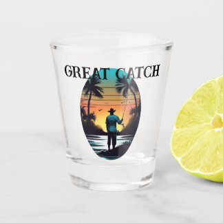 Shot Glass von Fisherman "Great Catch" Schnapsglas