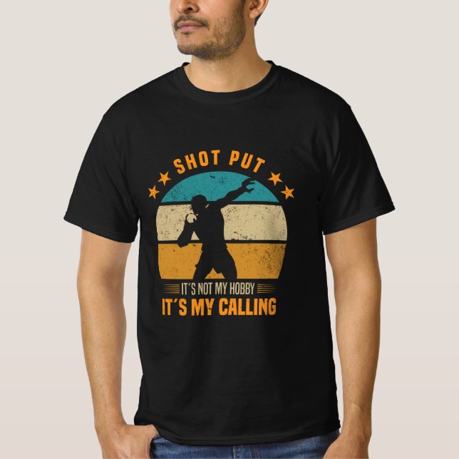 Shot Put Sayings | Shot Putter Sports Athlete Gift T-Shirt (Vorderseite)