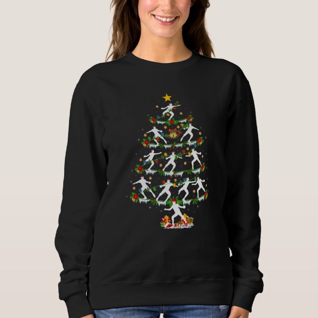 Shot Put Sports  Xmas Lights Shot Put Christmas Tr Sweatshirt (Vorderseite)