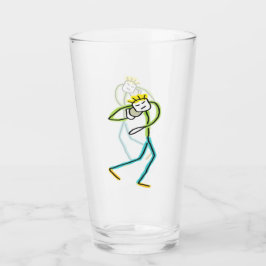Shot Put Stickman Glas