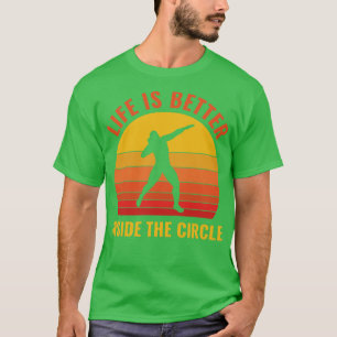 Shot Putt Athlete Shot Putter Leben ist besser in T-Shirt