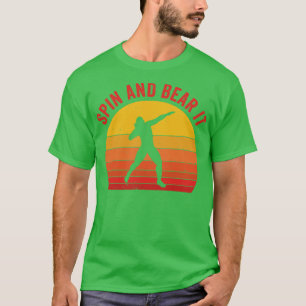Shot Putt Athlete Shot Putter Spin und Bären es Sp T-Shirt