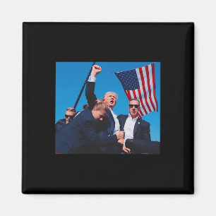 Shot Shirt Trump Shooting Shirt Trump 2024 Magnet